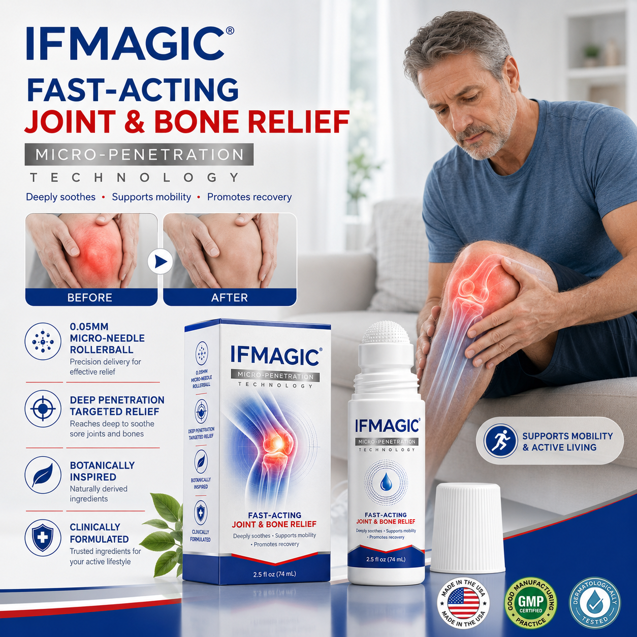 𝗜𝐅𝙈𝗔𝑮𝗜𝐂® 💠 𝐌𝐢𝐜𝐫𝗼𝗻𝗲𝗲𝙙𝙡𝙚 𝗥𝗼𝗹𝗹-𝐎𝐧 𝐉𝐨𝗶𝗻𝘁 & 𝑩𝒐𝒏𝒆 𝗟𝐢𝗾𝙪𝐢𝒅🦴